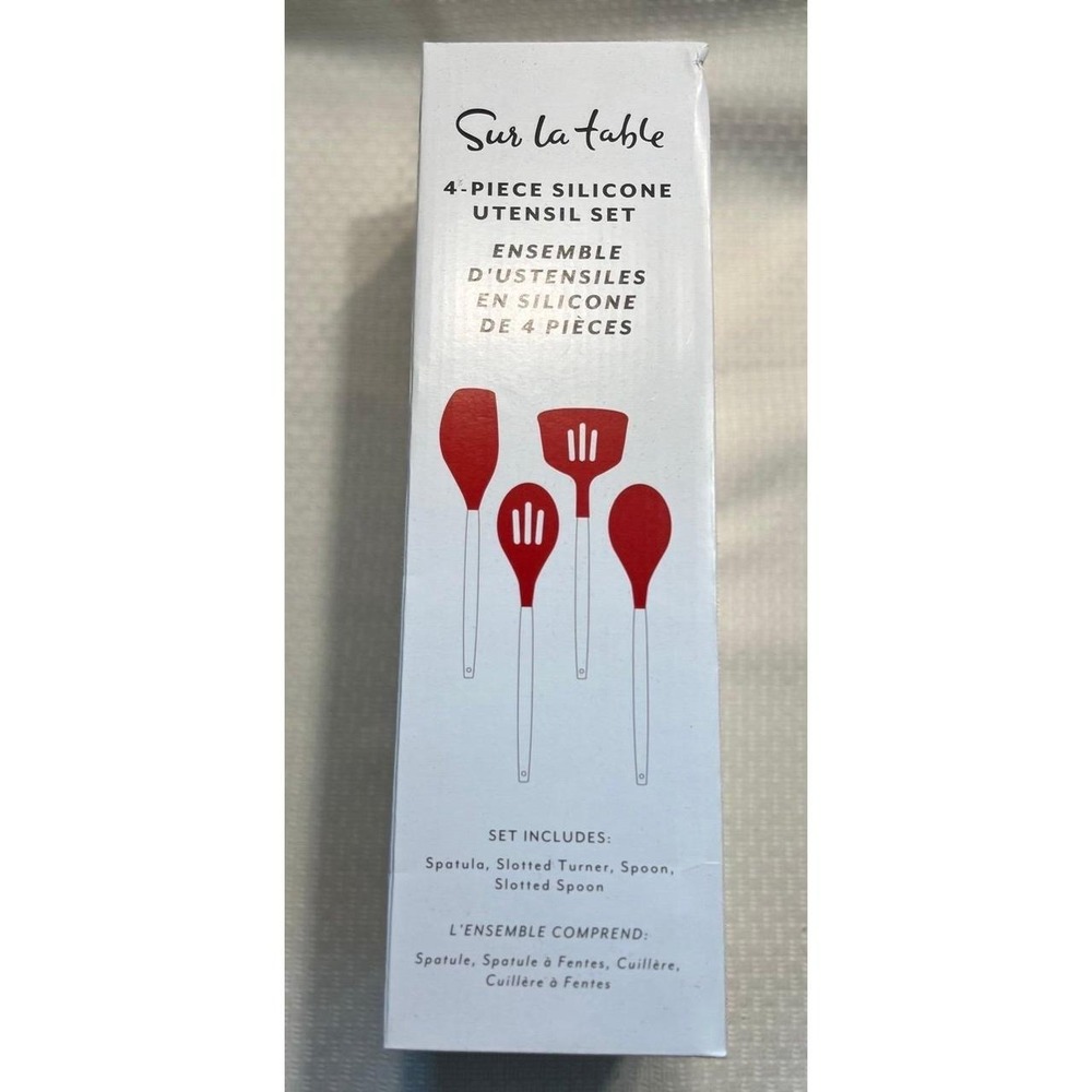 Sur La Table 4-Piece Silicone Utensil Set NIB